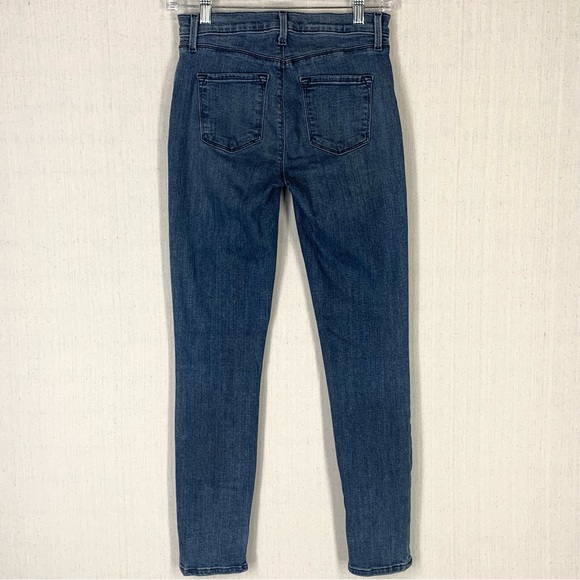 J Brand Cropped Zip Rumour Wash Mid Rise Skinny Jeans - Size 27 - Picture 8 of 15